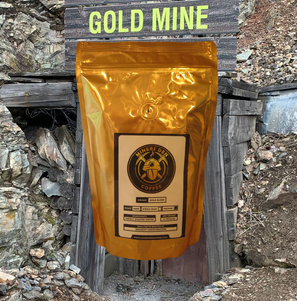 Miners Den Coffee-  GOLD BLEND-Ground - Miners Den Coffee