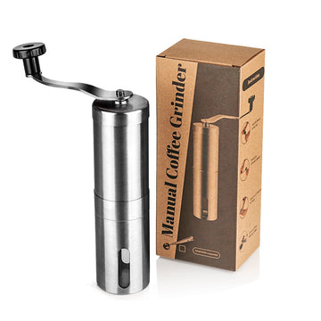 Stainless Steel Manual Coffee Grinder - Miners Den Coffee