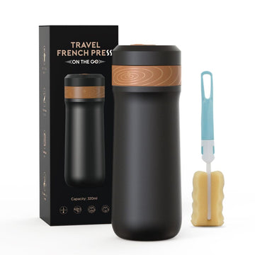 2 In 1 Portable Travel French Press - Miners Den Coffee